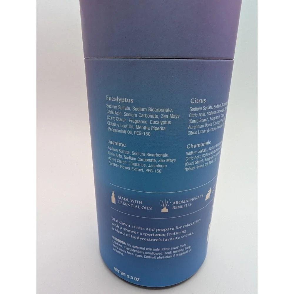 Body Restore Bloom Shower Steamers Spring Botanicals Scents 6 Tablets 5.3 oz New